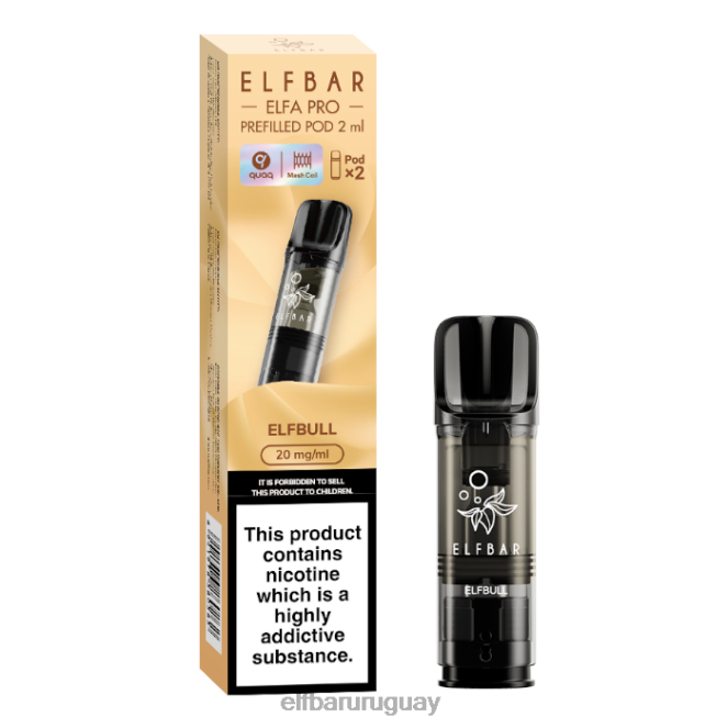 elfbar elfa pro cápsulas precargadas - 20 mg - paquete de 2 elfo turbo TH4FV101