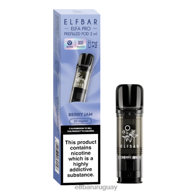 elfbar elfa pro cápsulas precargadas - 20 mg - paquete de 2 nieve de arándanos TH4FV98