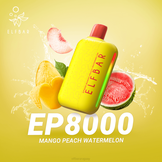 ELFBAR vape desechable nuevos soplos ep8000 sandia mango durazno VHPV71